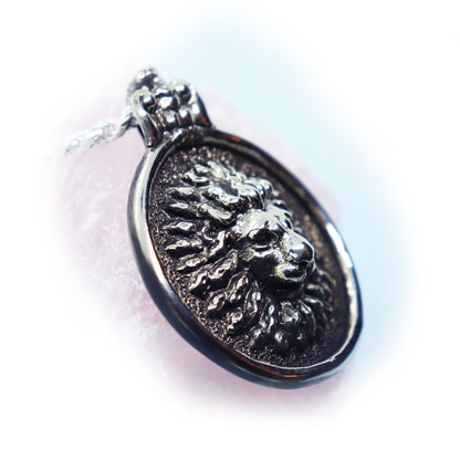 Lion Sterling Silver Pendant