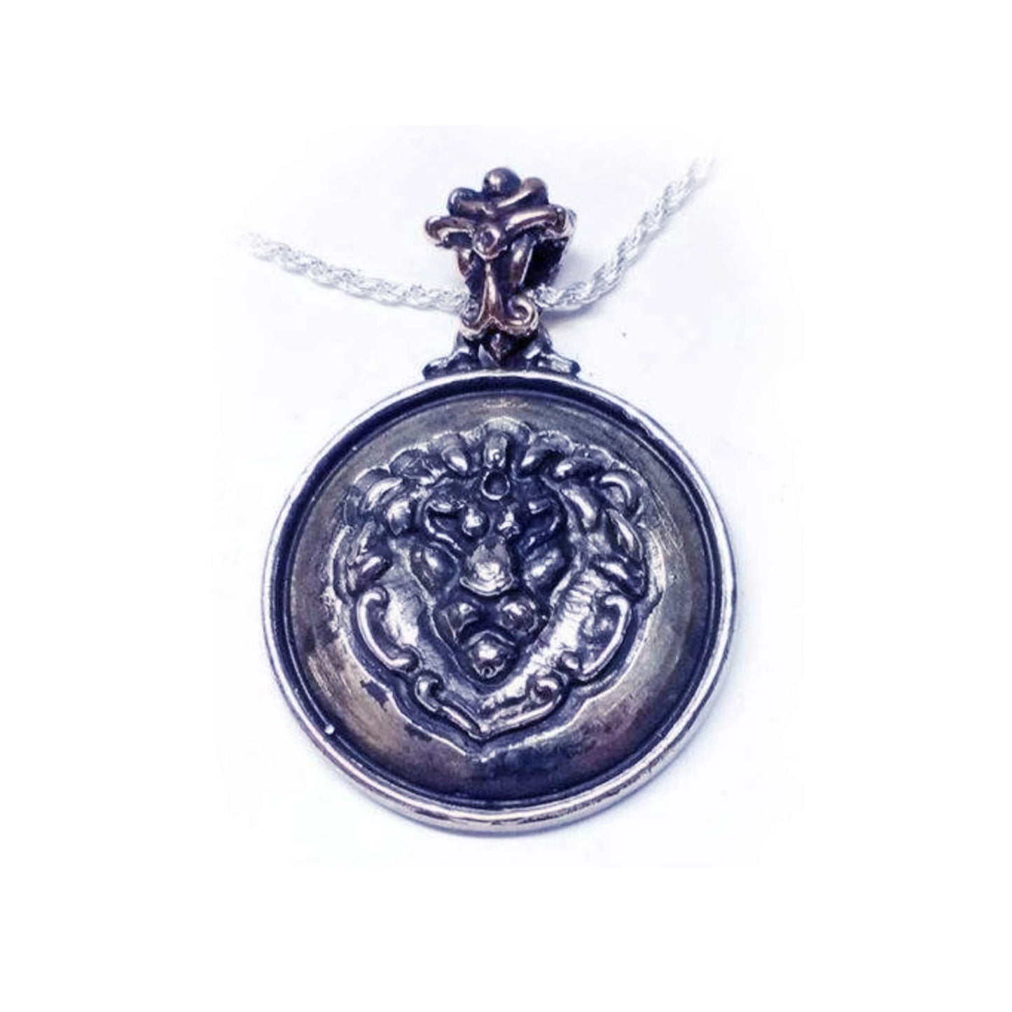 Lion Sterling Silver Pendant V1