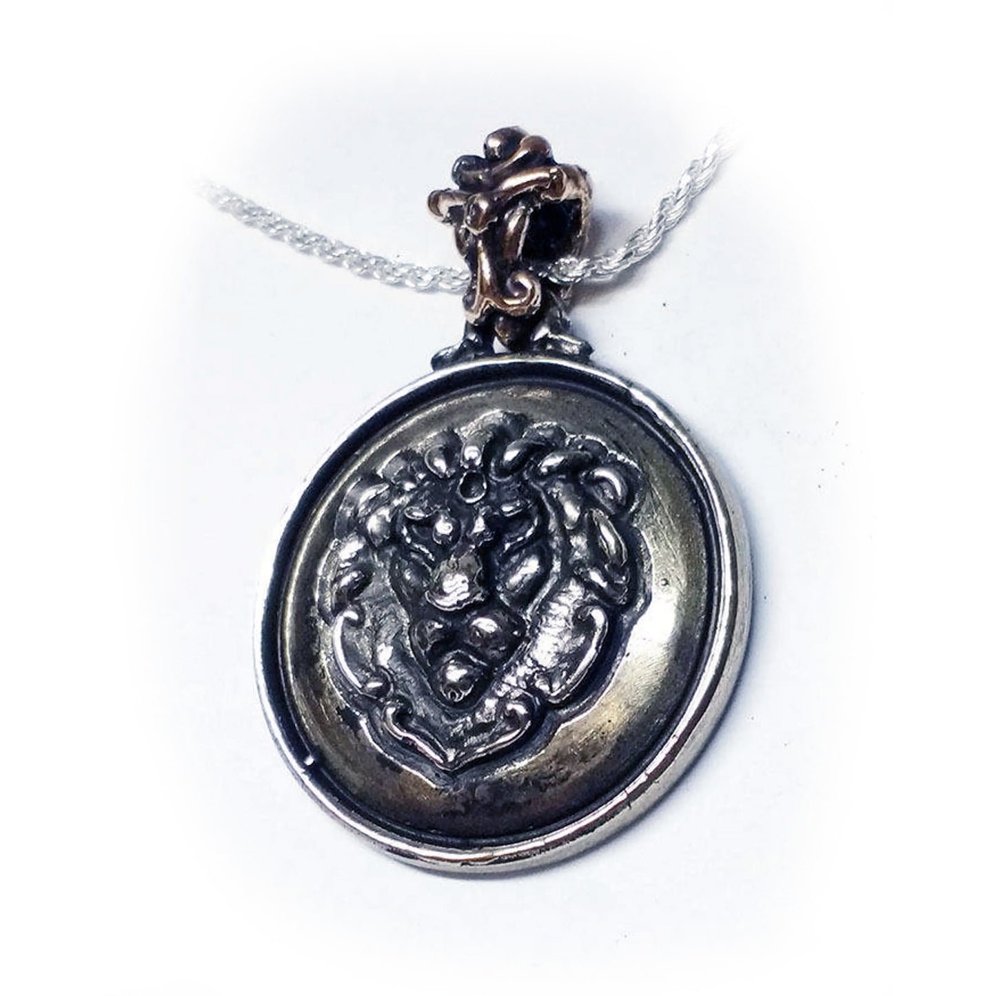 Lion Sterling Silver Pendant V1