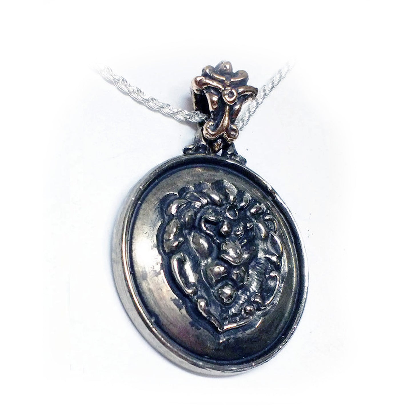 Lion Sterling Silver Pendant V1