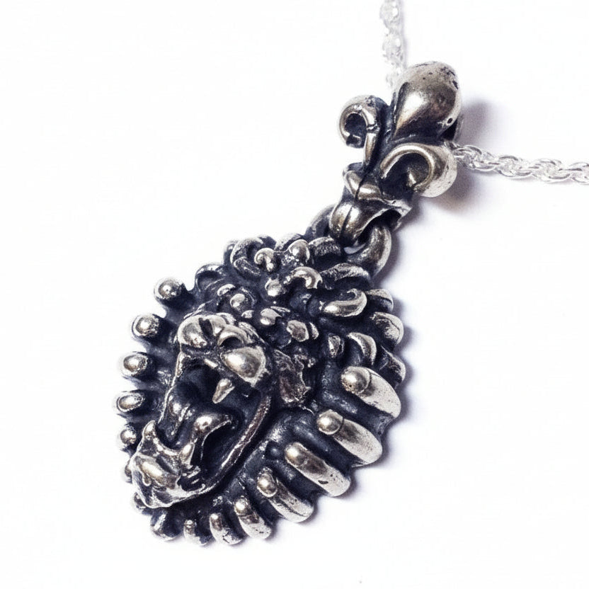 Lion Sterling Silver Pendant V2