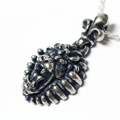 Lion Sterling Silver Pendant V2