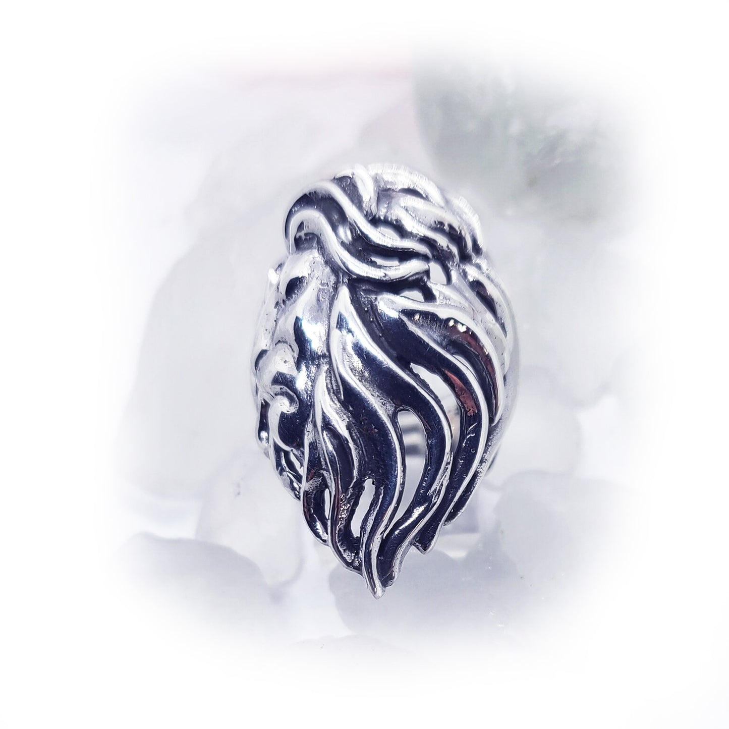 Lion Sterling Silver Ring
