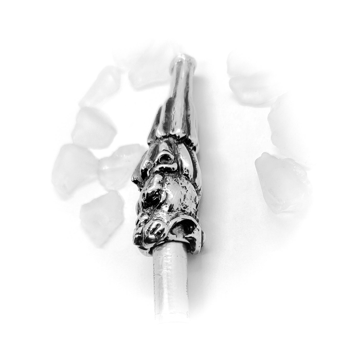 Lion Head Sterling Silver Cigarette Pipe