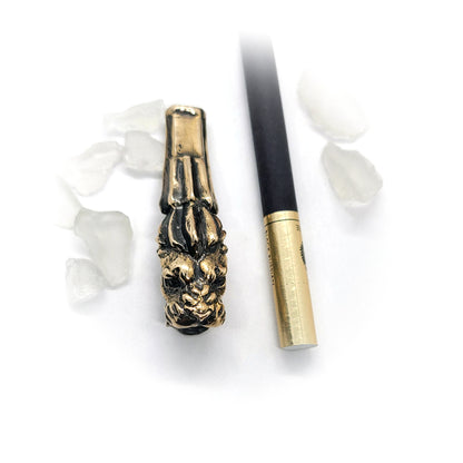 Lion Head Sterling Silver Cigarette Pipe