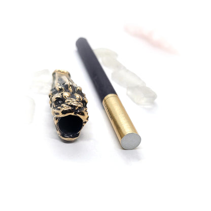 Lion Head Sterling Silver Cigarette Pipe