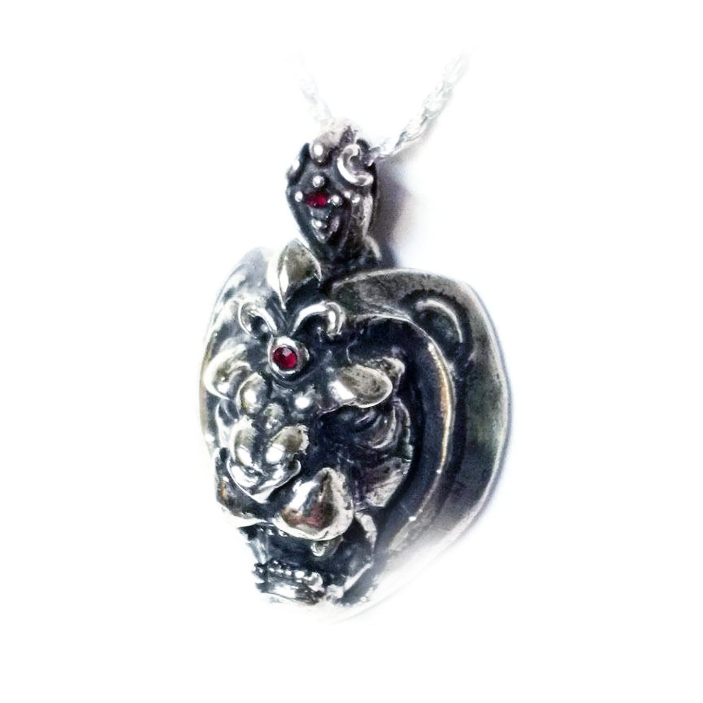 Lion heart sterling Silver Pendant