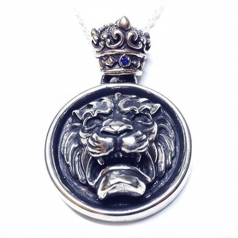 Lion king sterling Silver Pendant
