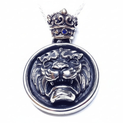 Lion king sterling Silver Pendant