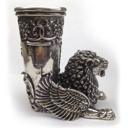 Lion Sterling Silver Shot Cup