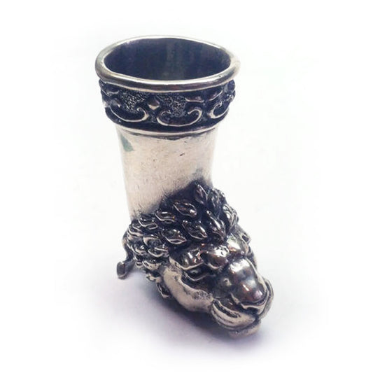 Lion Sterling Silver Shot Cup