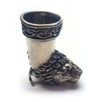 Lion Sterling Silver Shot Cup