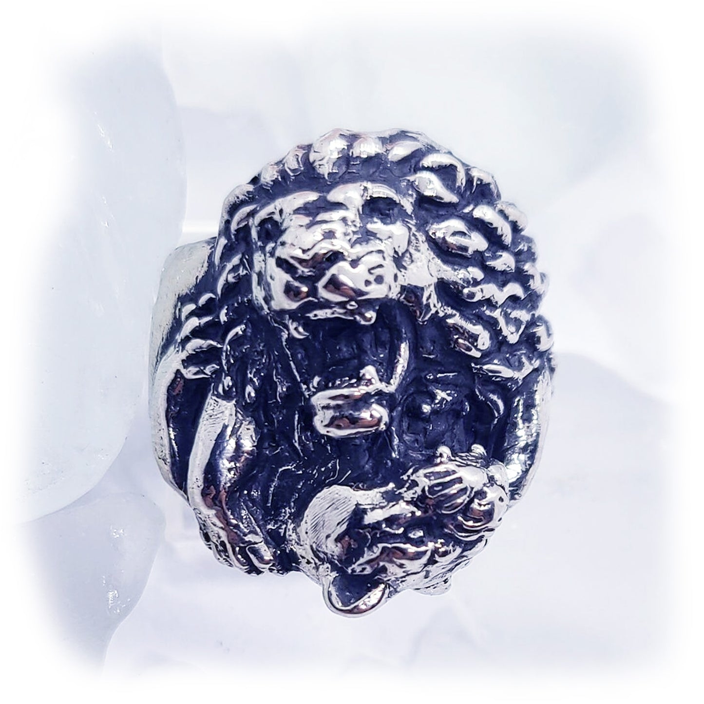 Lions Love Sterling Silver Ring