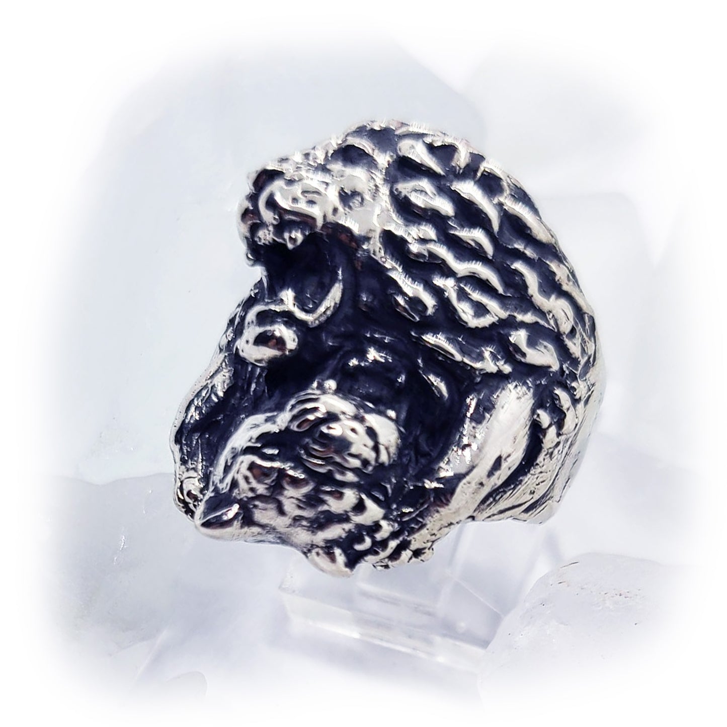 Lions Love Sterling Silver Ring