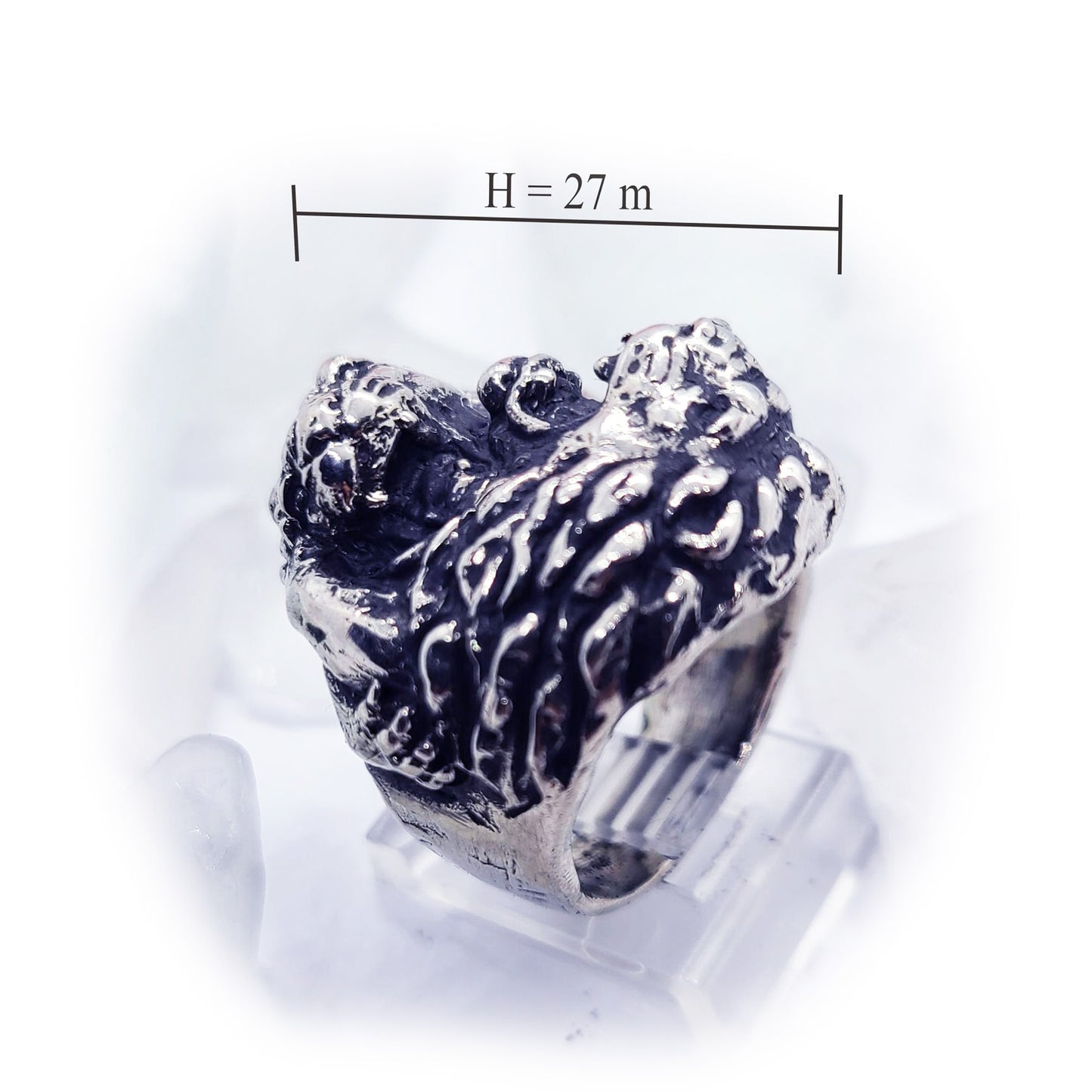 Lions Love Sterling Silver Ring