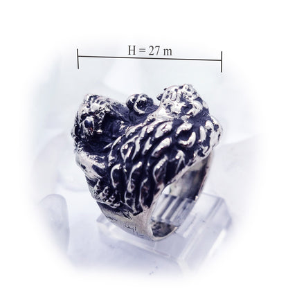 Lions Love Sterling Silver Ring