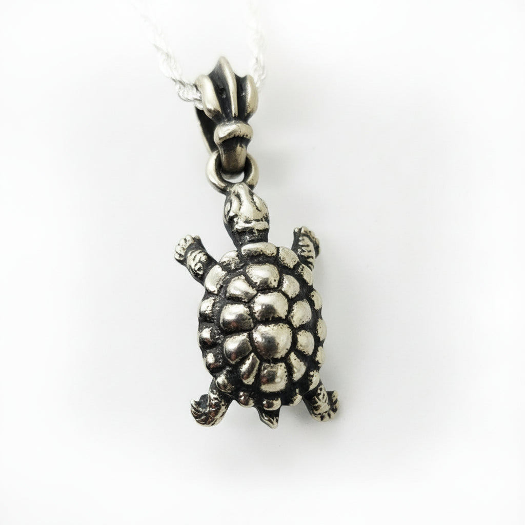 Little Turtle Sterling Silver Pendant