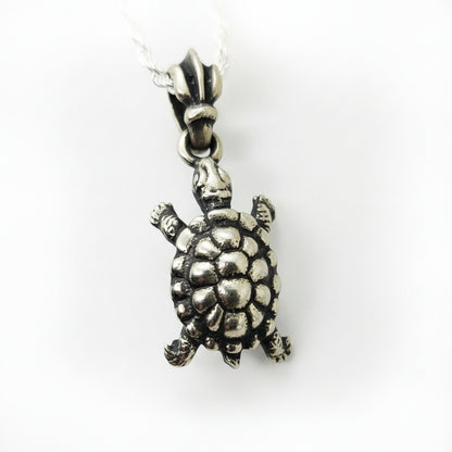 Little Turtle Sterling Silver Pendant