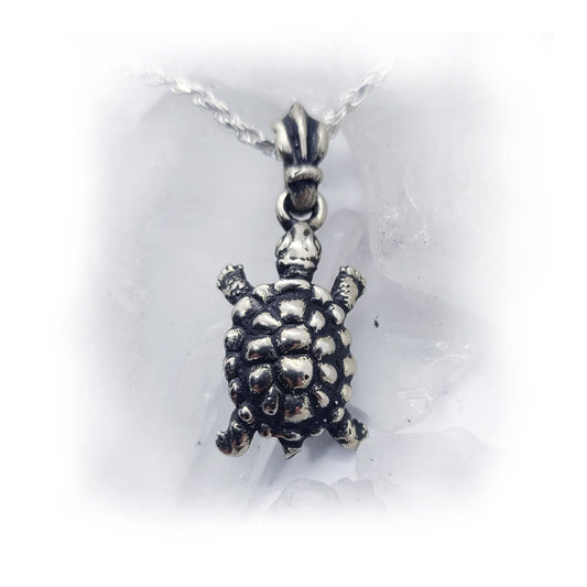 Little Turtle Sterling Silver Pendant