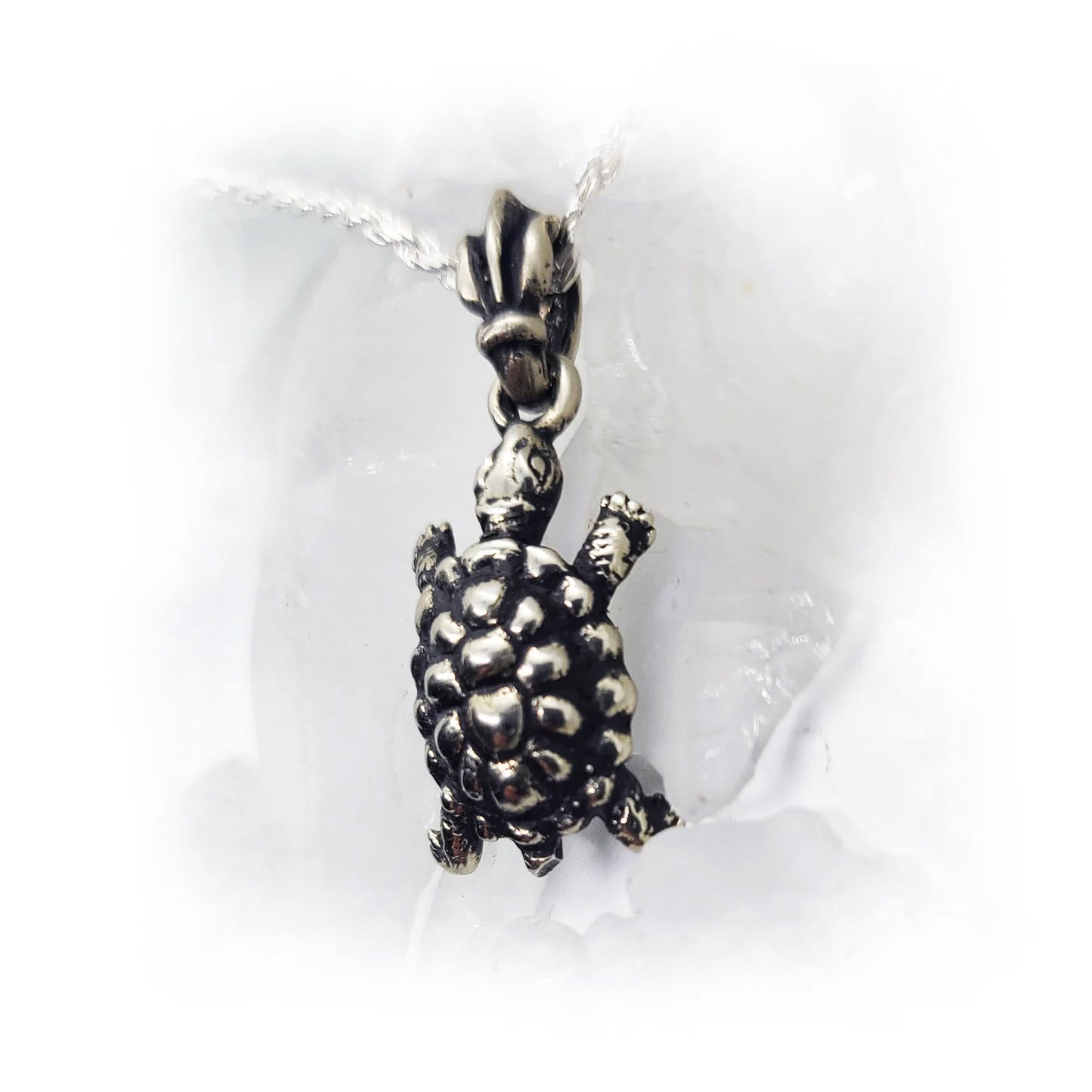 Little Turtle Sterling Silver Pendant
