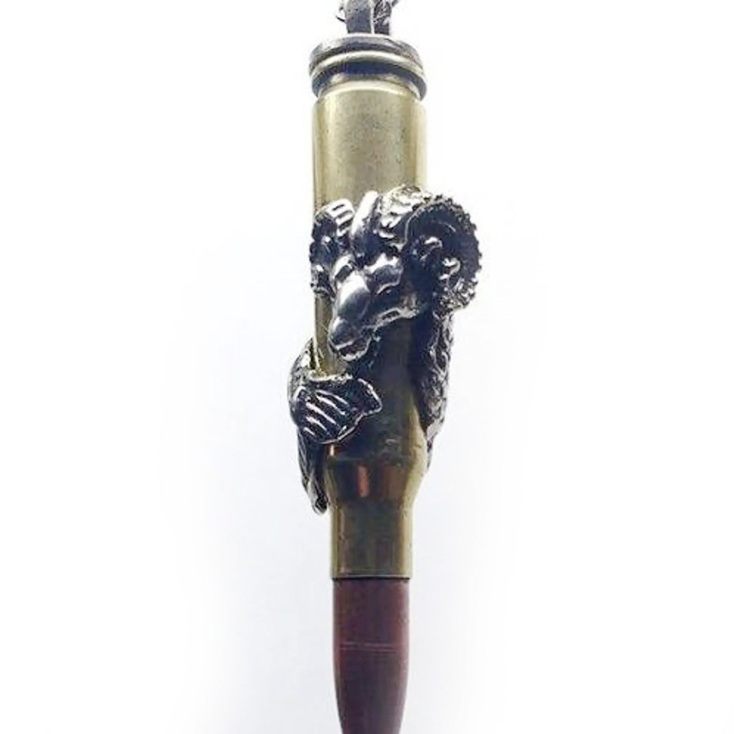 Capricorn Zodiac Love Bullet Silver Pendant