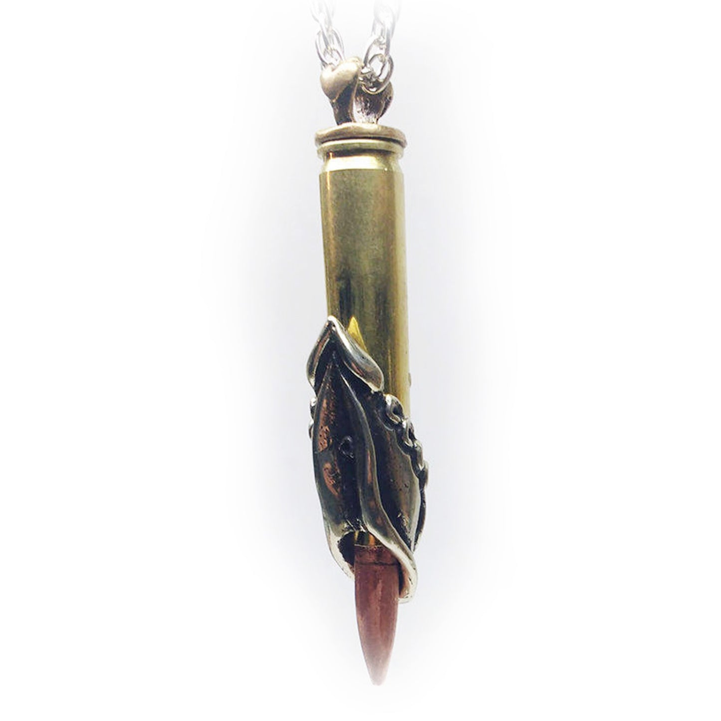 Pupussy Love Bullet Silver Pendant