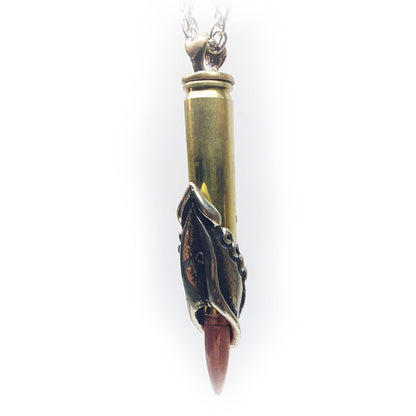 Pupussy Love Bullet Silver Pendant