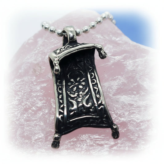 Magic Flying Carpet Sterling Silver Pendant