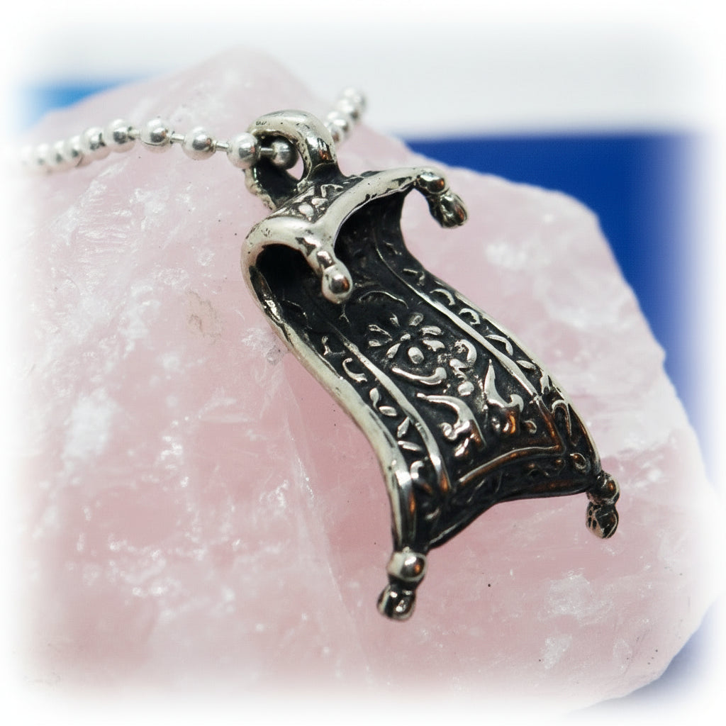 Magic Flying Carpet Sterling Silver Pendant
