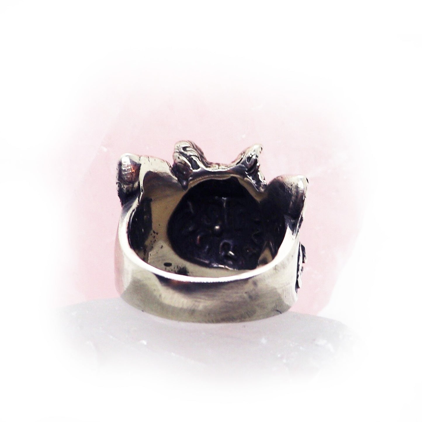 Maltese dog In Heaven Sterling Silver Ring