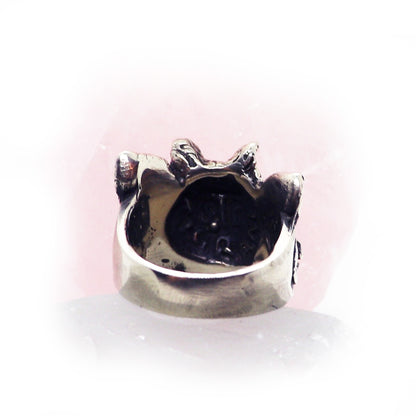 Maltese dog In Heaven Sterling Silver Ring