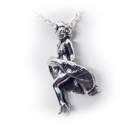 Merlin Monroe Sterling Silver Pendant