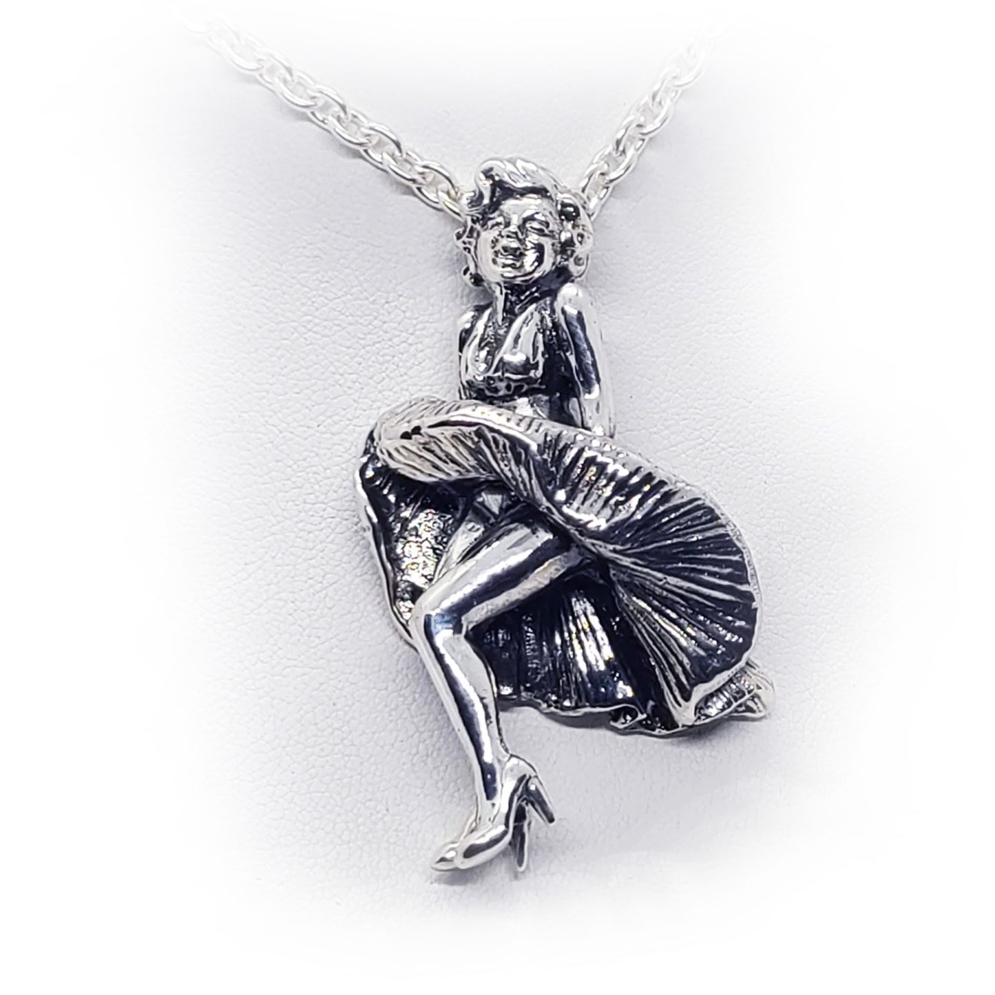 Merlin Monroe Sterling Silver Pendant