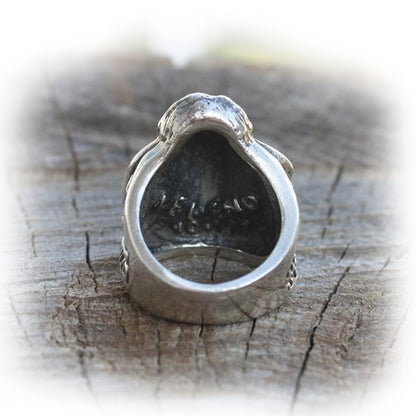 Martial Art Bruce Lee Karate Sterling Silver Ring