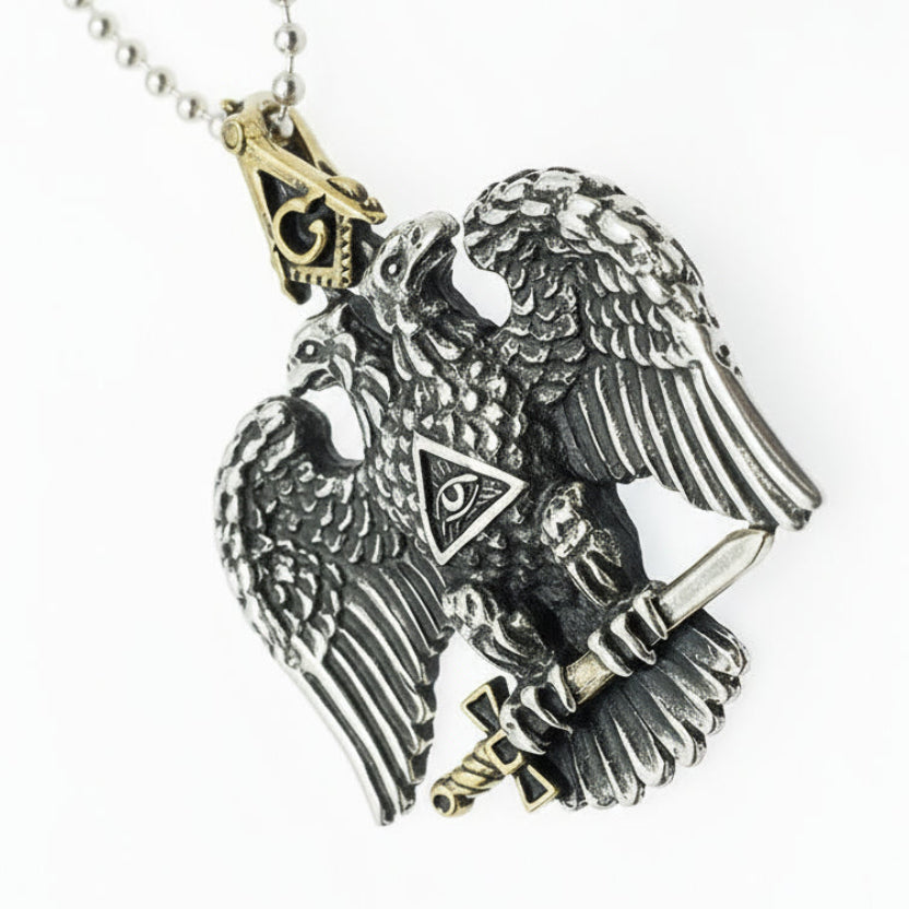 Mason Sterling Silver and Bronze Combination Pendant