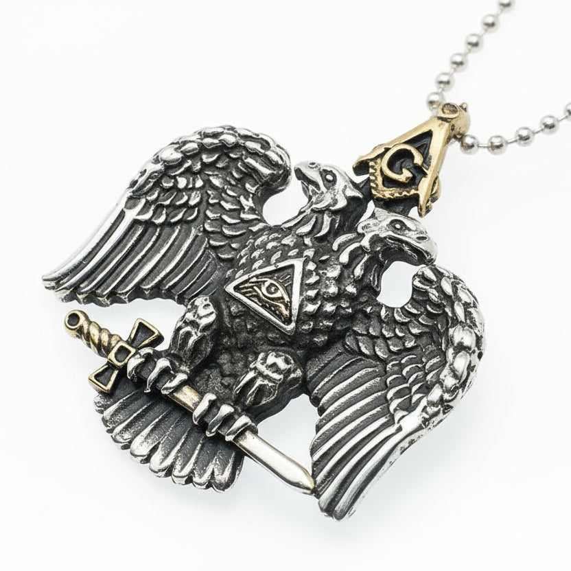 Mason Sterling Silver and Bronze Combination Pendant