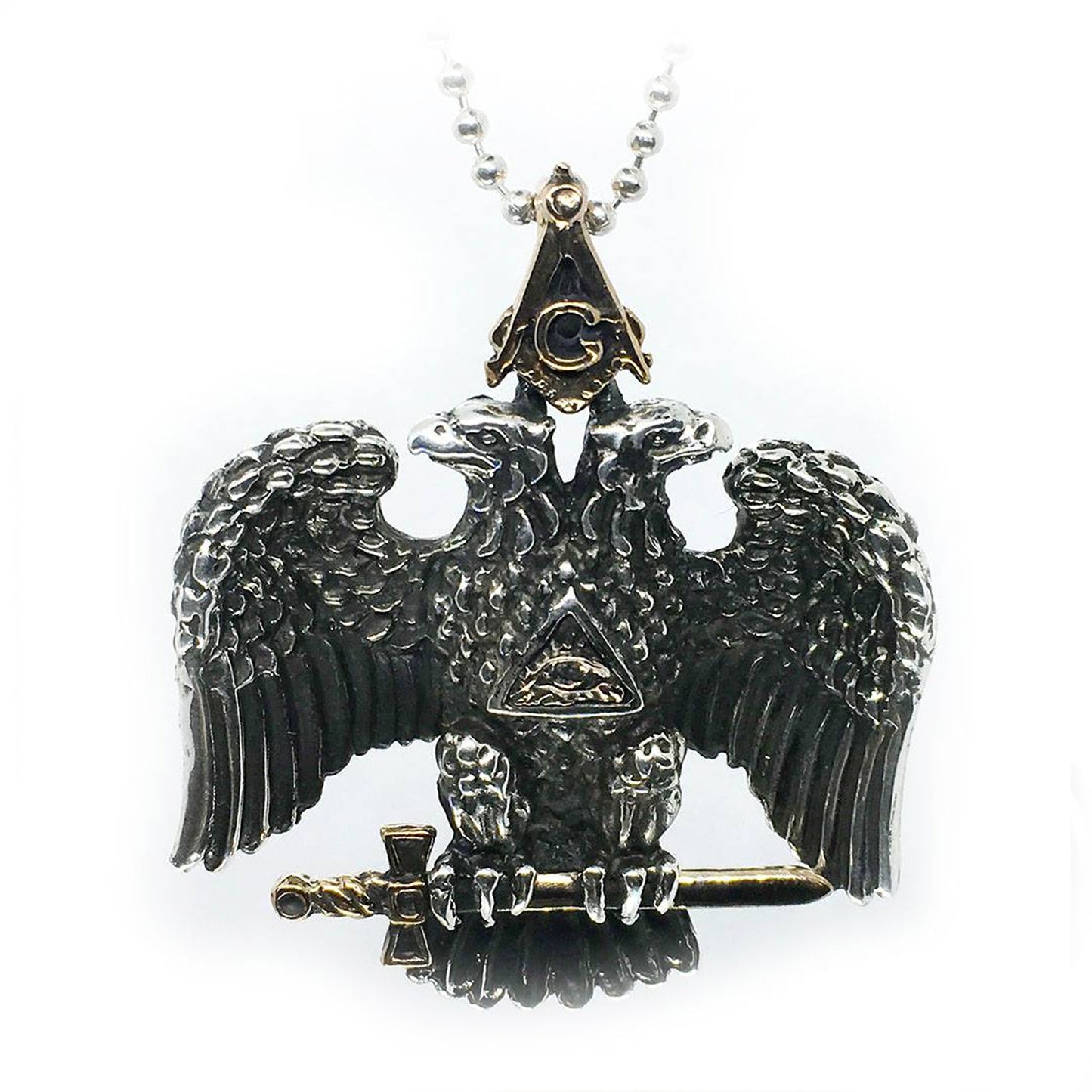 Mason Sterling Silver and Bronze Combination Pendant