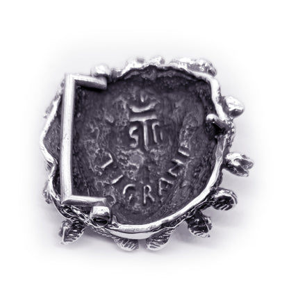 Medusa Gorgo Sterling Silver Belt Buckle
