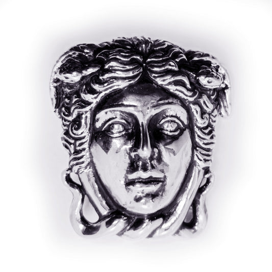 Medusa Ancient Greek Mythology Gorgo Sterling Silver Belt Buckle