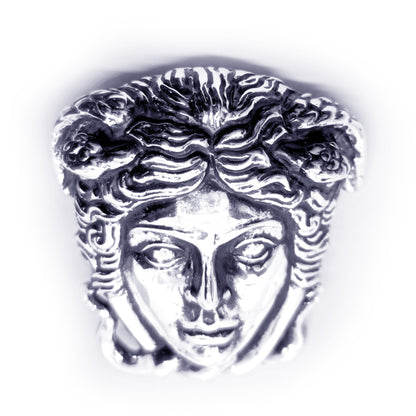 Medusa Ancient Greek Mythology Gorgo Sterling Silver Belt Buckle