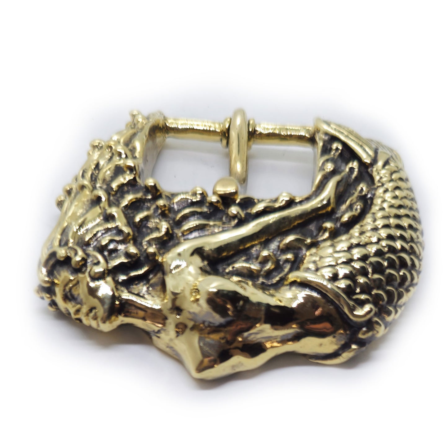 Mermaid Brass Belt Buckle