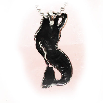 Mermaid Sterling Silver Pendant V2