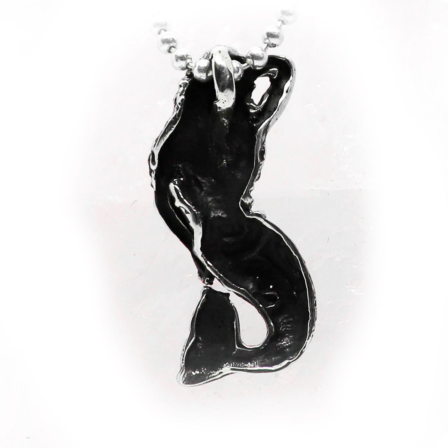 Mermaid Sterling Silver Pendant V2