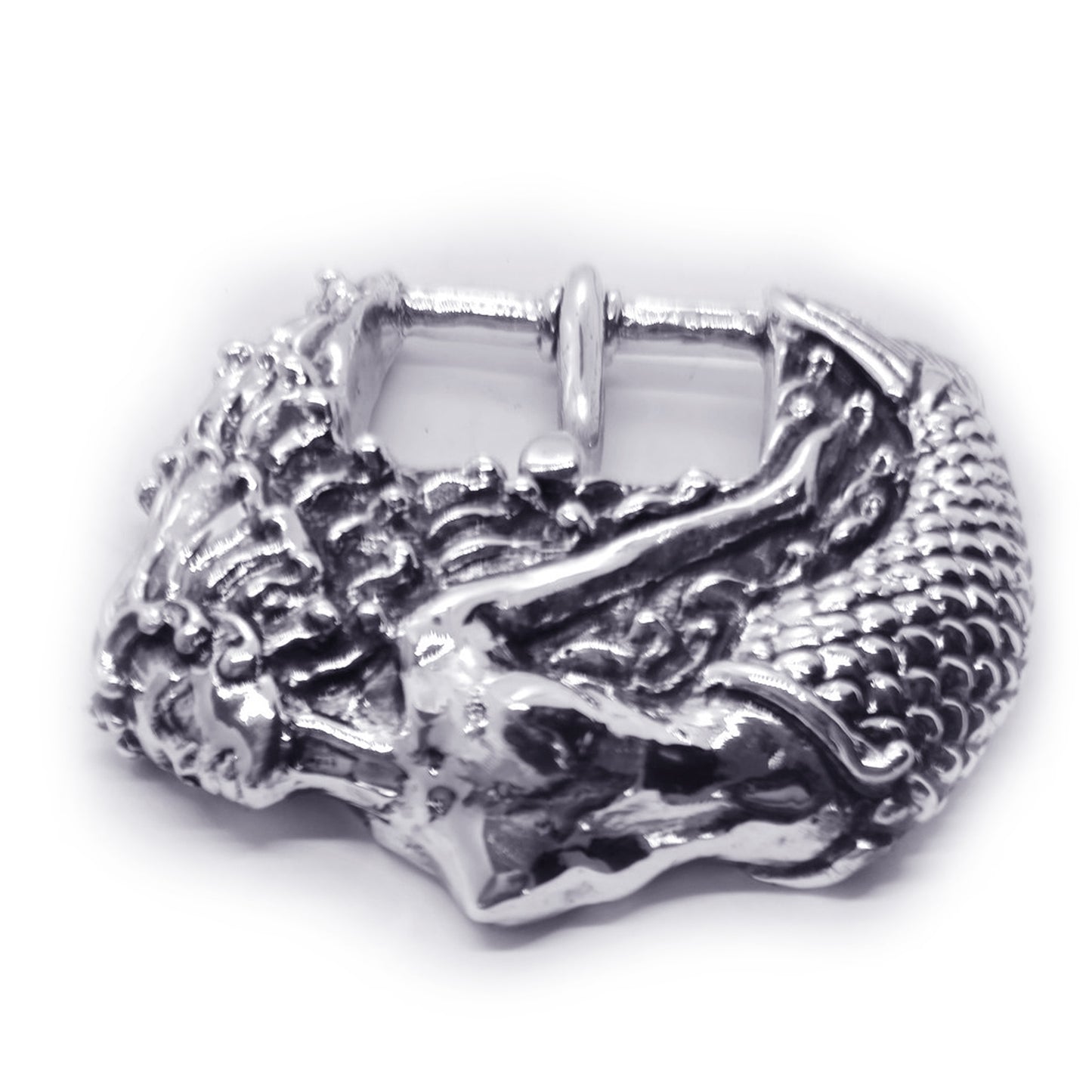 Mermaid Sterling Silver Belt Buckle