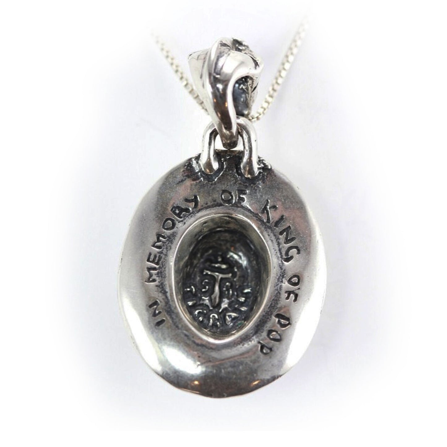 Michael Jackson Hat Sterling Silver Pendant