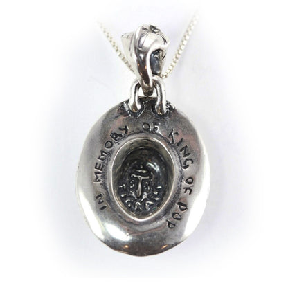 Michael Jackson Hat Sterling Silver Pendant