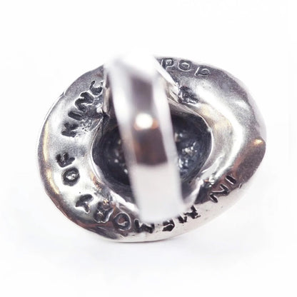 Michael Jackson Hat Sterling Silver Ring