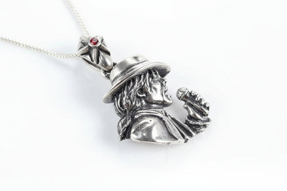 Michael Jackson King of Pop Sterling Silver Pendant