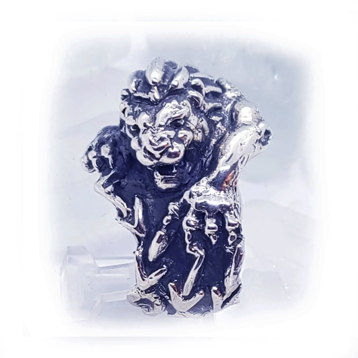 Mighty Lion Sterling Silver Ring