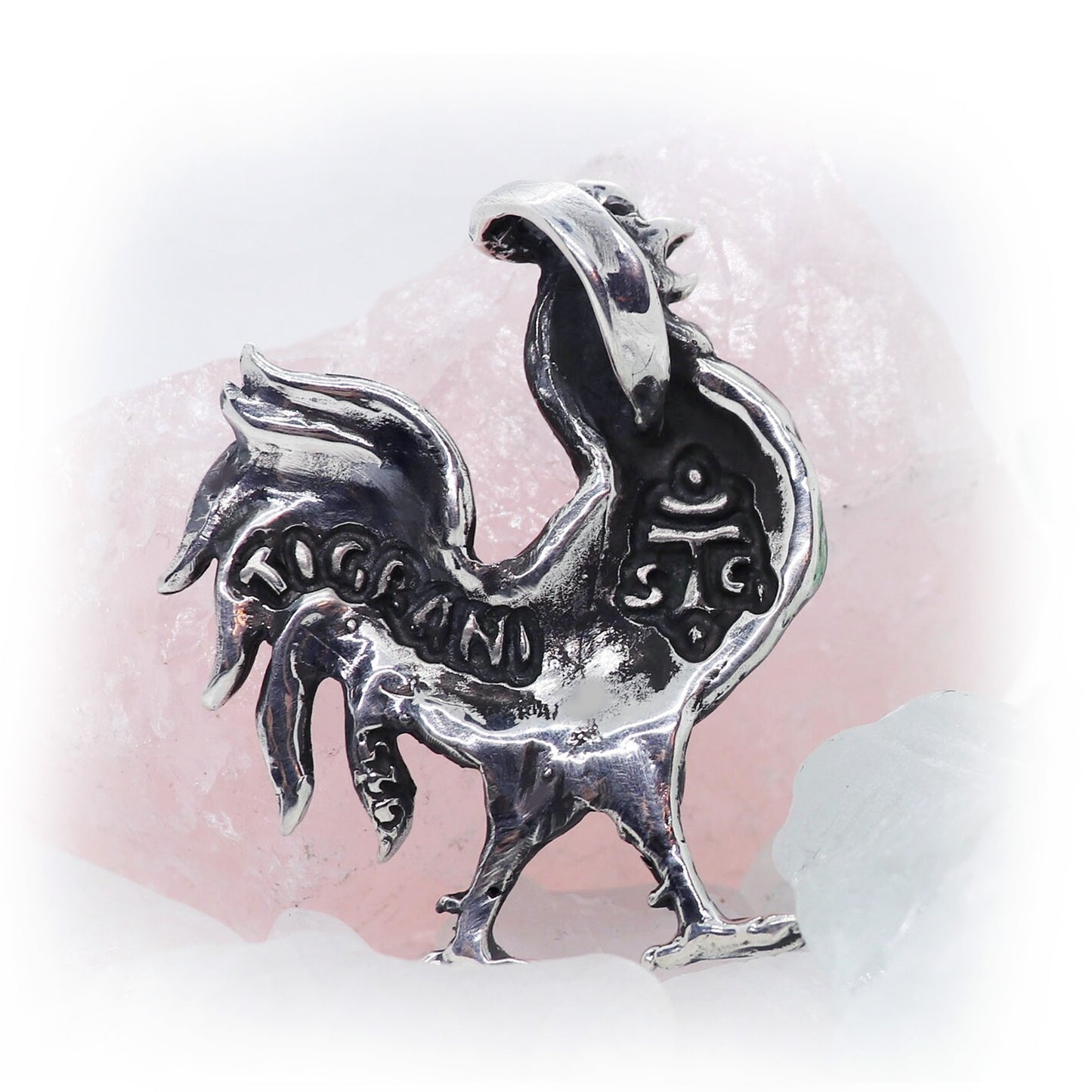 Mr. Rooster Sterling Silver Pendant